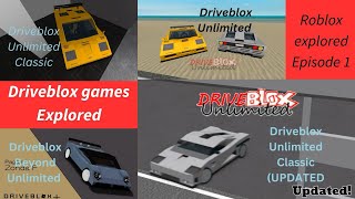 Exploring Driveblox games Roblox [upl. by Einahpats932]