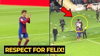 Joao Felix got standing ovation from Barca fans after his goal vs Atletico Madrid  Football News [upl. by Atilrep]