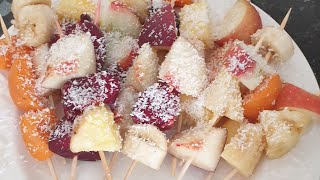 brochettes de fruits 😋😋 [upl. by Corrinne921]