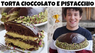 TORTA AL CIOCCOLATO E PISTACCHIO la ricetta più buona in assoluto  sofficissima  Davide Zambelli [upl. by Emmuela]