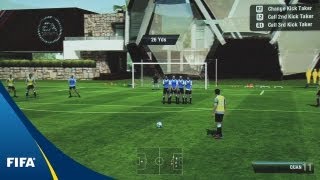 FIFA 13 tutorial Taking free kicks [upl. by Tilney]