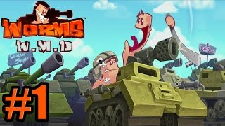 Worms WMD Gameplay Walkthrough Part 1  Campaign [upl. by Kalasky]