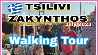 TSILIVI ZAKYNTHOS WALKING TOUR YOU WILL FIND TAVERNAS PRICES IN THIS VIDEO🇬🇷❤ greece tsilivi [upl. by Aeriel]