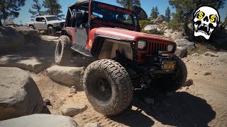 Rubicon Shakedown Run  Jeep YJ and IFS Tacoma [upl. by Nileve]