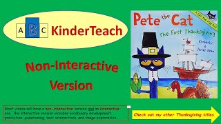 Pete the Cat The First Thanksgiving  NonInteractive Read Aloud [upl. by Ennoved]