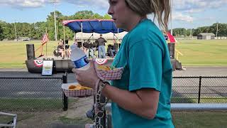 Columbus Community Band Performance at the 2024 South Columbus High School Fireworks Show  Part 1 [upl. by Moorefield]