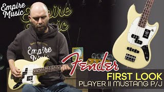 FIRST LOOK  Fender Player II Mustang Bass PJ [upl. by Allimac]