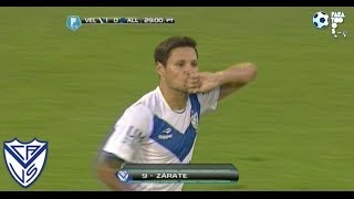 Gol de Zárate Vélez 1  All Boys 0 Fecha 3 Torneo Final 2014 Fútbol Para Todos [upl. by Clayborn]