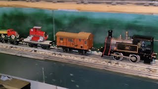 Classic Bing live steam quotKraftlokquot with märklin freight train [upl. by Attenrev]