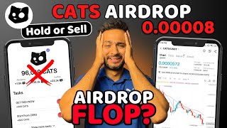 CATS FLOP Airdrop  Cats Listing Price on Bitget  Cats HOLD or SELL  Cats Withdrawal Now [upl. by Etiragram394]