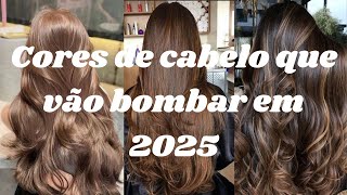 Cores de cabelo que vão bombar em 2025 [upl. by Eustasius469]