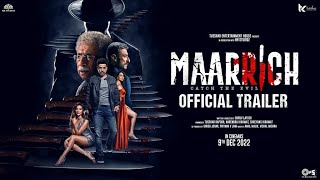 Maarrich Official Trailer  Tusshar Kapoor  Naseeruddin Shah  Rahul Dev  9th December [upl. by Tannenwald275]