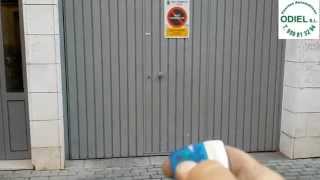 Instalación automatismo puerta basculante desbordante [upl. by Anatola]