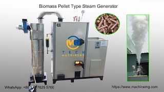 Biomass wood pellet steam generator machine hot water and steam making machine [upl. by Leticia]