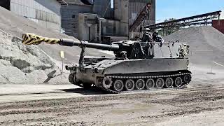 M 109 Panzerhaubitze full speed [upl. by Neenaj479]