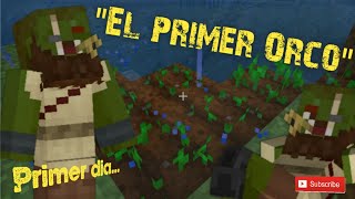 El primer orco 💀 Dia 1💀 un lugar donde dormir 😴 buscando alimento🐑🐑🐑☠️Serie survival Minecraft💪🏼💪🏼💪🏼 [upl. by Nyltiac]