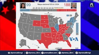 Cierran los centros de votaciones en EE UU ¿Trump o Harris al poder en estas elecciones [upl. by Tomchay]