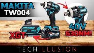 🔥DER KOMPAKTE 40V AKKU SCHLAGSCHRAUBER TW004😱  Makita Schlagschrauber TW004GZ  Review amp Test [upl. by Larimore]