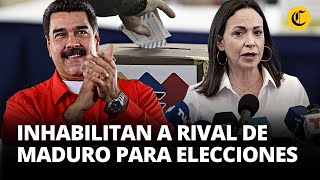 ELECCIONES VENEZUELA 2024 Corte Suprema inhabilita a María Machado rival de MADURO  El Comercio [upl. by Oilalue984]