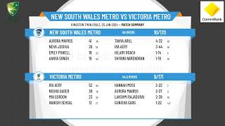 CA U16 Female National Championships  Grand Final  New South Wales Metro v Victoria Metro [upl. by Hedwig]