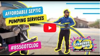 Affordable Septic Pumping Services 855GOTCLOG [upl. by Cir421]