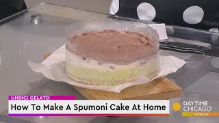 Undici Gelato How To Make a Spumoni Cake At Home [upl. by Andree748]