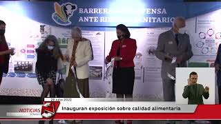 Inauguran exposición sobre calidad alimentaria [upl. by Linnie]