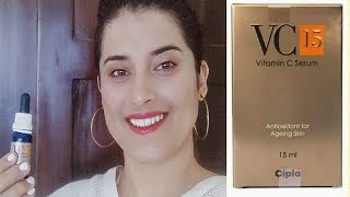 Dermatologist Recommended Vitamin C Serum Review  CIPLA VC15 Serum Rachna Jintaa [upl. by Sungam]