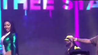 Davido performing risky with Megan the stallion at flytime music festival 2019 [upl. by Pauwles]