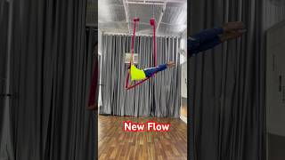 Aerial yoga new Flow  Flying yoga in Delhi music indianchoreographer dancelover angelinadance [upl. by Llednahs]