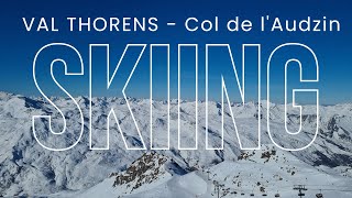 4k Val Thorens Col de lAudzin [upl. by Zorine514]