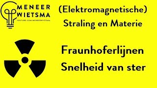 Natuurkunde uitleg Elektromagnetische Straling 13 Emissieabsorptie spectrum [upl. by Delfeena]