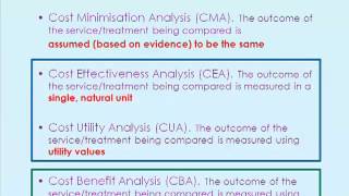 What is Cost Benefit and Cost Effectiveness Analysis by Prof Katherine Payne [upl. by Annice]