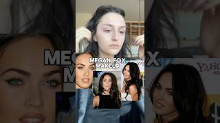 Megan Fox inspired🖤 how I beat up my face with this beauty blender😂 makeup fyp tutorial viral [upl. by Ettenwahs385]