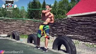 PHYSICAL TRAINING FOR WRESTLERS Russian Bears [upl. by Leiru]