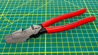 Knipex 09 11 240 Linemans Pliers With Fish Tape Puller [upl. by Reivaxe]