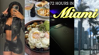 MIAMI VLOG  72 hrs in MIA  brunch clubbing grwm amp more [upl. by Ainadi]