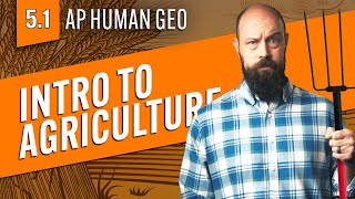 Intro to AGRICULTURE AP Human Geo Review—Unit 5 Topic 1 [upl. by Ecargyram]