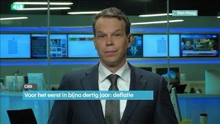 Negatieve inflatie in Nederland  RTL Z NIEUWS [upl. by Forrester]