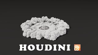 How To Create Beautiful and Quick Shockwave in Houdini 19  houdini shockwave tutorial [upl. by Falk]