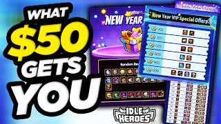 Idle Heroes  What 50 Gets You in the FAKE New Years Event [upl. by Malachy]