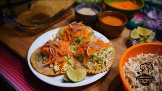 Tostadas De Pollo  La Cocina De Yolanda [upl. by Ennaehr905]