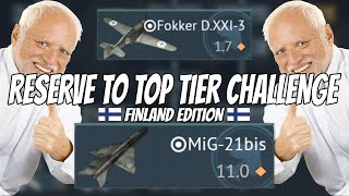 Playing the ENTIRE Finnish Fighter Line  Reserve to Top Tier [upl. by Panthea]