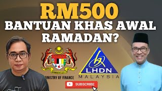 BANTUAN AWAL RAMADAN RM500 SECARA ONEOFF [upl. by Ellenar]