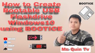 How to Create Bootable USB Flashdrive Windows 10 Using BOOTICE [upl. by Veriee]