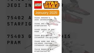 Star Wars 2025 January Lego Rumours lego legostarwars 2025 legostarwars2025 2025Lego [upl. by Yanttirb50]