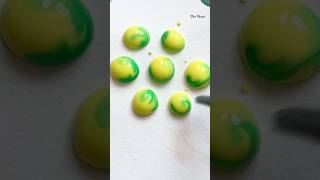 Green Colo mix in yellow colour art satisfying [upl. by Weinrich385]