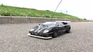 タミヤ ブラックカウンタック TAMIYA COUNTACH LP500S [upl. by Leugim]