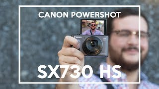 Canon PowerShot SX730 HS english review  40OPTICAL ZOOM  VLOGGING CAMERA [upl. by Ava730]