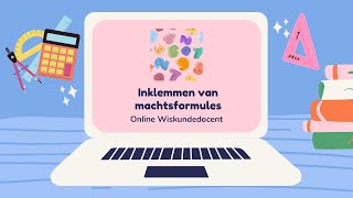 VMBO Inklemmen van machtsformules 12e ed [upl. by Sergias]